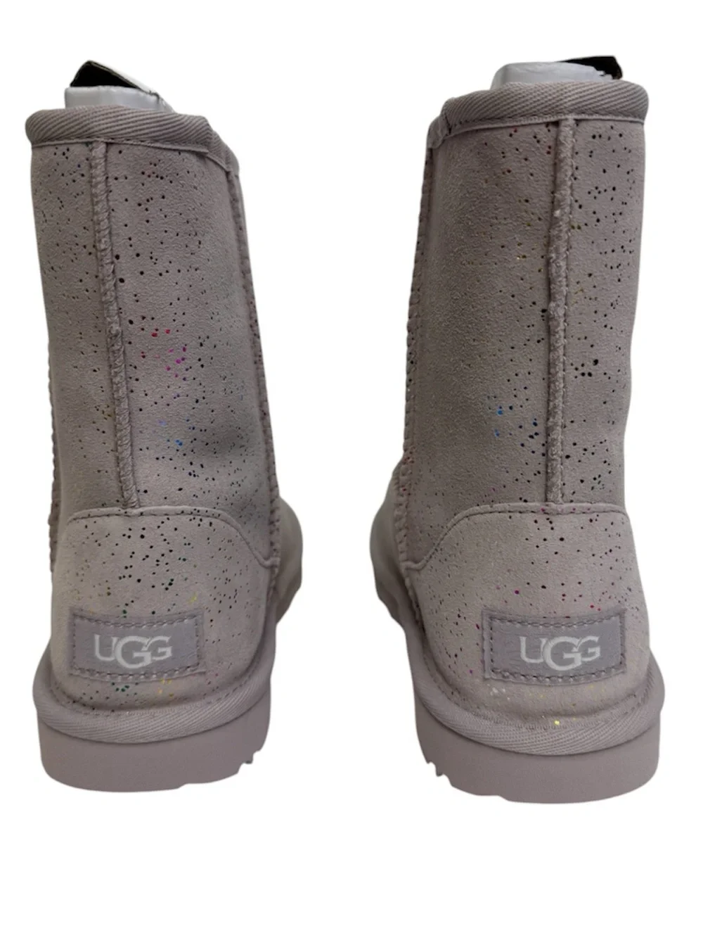 UGG Kids Classic II Shimmer Sky Booties, SIZE 1 YOUTH